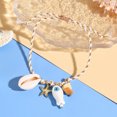 thumbnail image 5 of Adjustable Ocean-Themed with Ceramic & Shell Charms, Braided Cord Beach Jewelry for Women, 5 of 8
