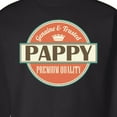thumbnail image 3 of Inktastic Genuine Pappy Vintage Adult Sweatshirt, 3 of 4
