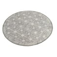 thumbnail image 5 of Unique Loom Timeless Collection Area Rug - Florence (7' 6" Round Gray/Ivory), 5 of 11