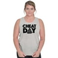 thumbnail image 4 of Cheat Day Pizza Fitness Food Craving Tank Top T Shirts Men Women Brisco Brands X, 4 of 6