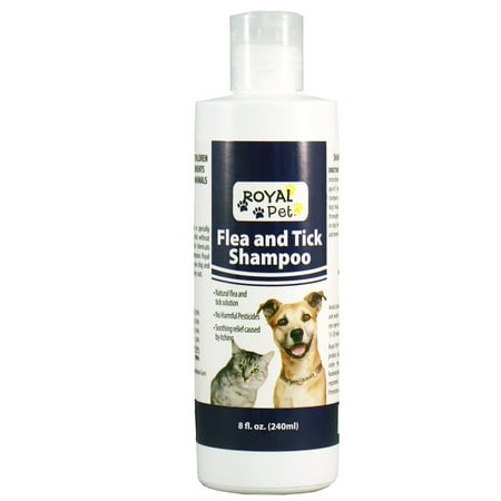 Royal Pet Natural Flea & Tick Shampoo for Dogs and Cats, 8