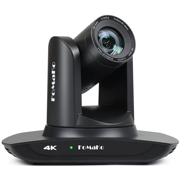 FoMaKo 4K PTZ Camera HDMI 1080P60 AI Auto-Tracking PTZ Camera 20X Optical Zoom, USB3.0 LAN HDMI PTZ Camera 4K for Church Worship Education Conference Events, K20UH
