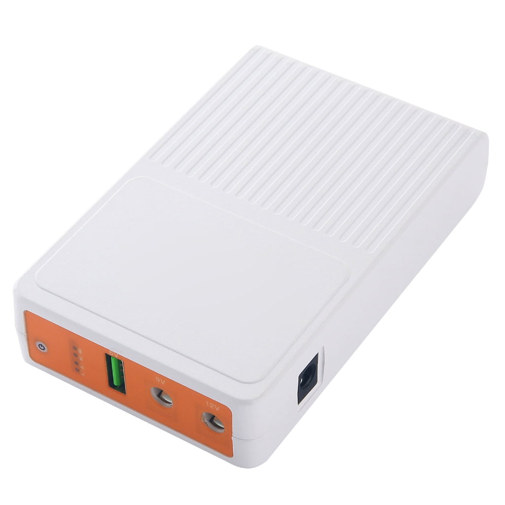 AOOOWER UPS Battery Backup Power 5V 9V 12V 10400mAh Uninterruptible Power Supply