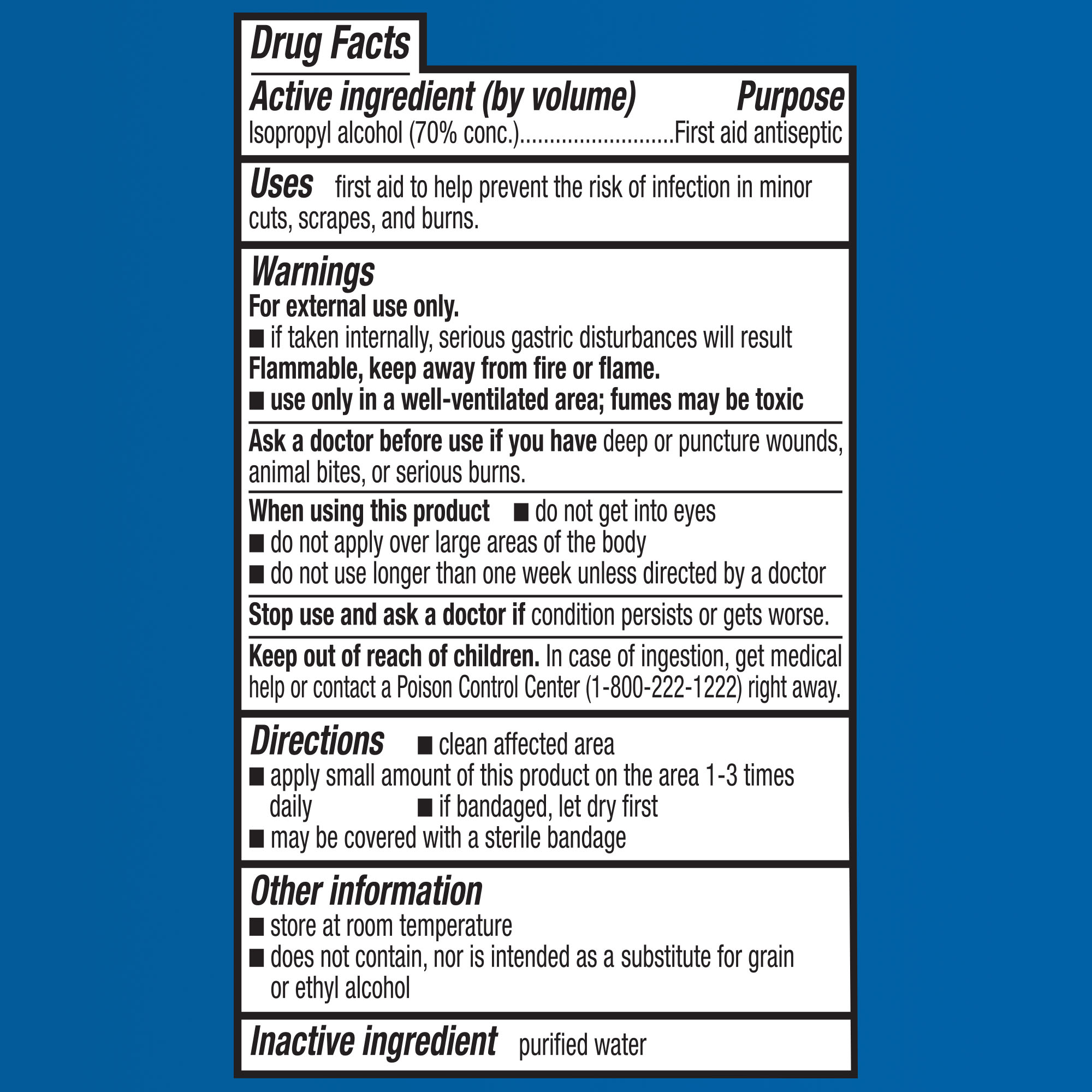 Alcohol Isopropílico al 70% Equate, 16 fl oz 6