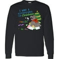thumbnail image 3 of Inktastic I Want a Hippopotamus for Christmas Long Sleeve T-Shirt, 3 of 5