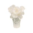 thumbnail image 2 of Jarrón artístico, decoración floral, recipiente para arreglos florales, elegantes y decorativos. Transparente, 2 of 8
