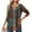Brown, variant on Blmnix Fitted Tops Fashion 2025 Brown Paisley Print Boho Tops for Women Plus Size Relaxed Long Sleeve Crew Neck Tees