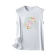 thumbnail image 1 of Tops con estampado de Pascua sin mangas con cuello redondo a la moda para mujer Fridja qr2567, 1 of 6
