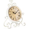 thumbnail image 2 of Elegante reloj de mesa vintage, reloj de escritorio antiguo con números romanos para una decoración del hogar atemporal, 2 of 4