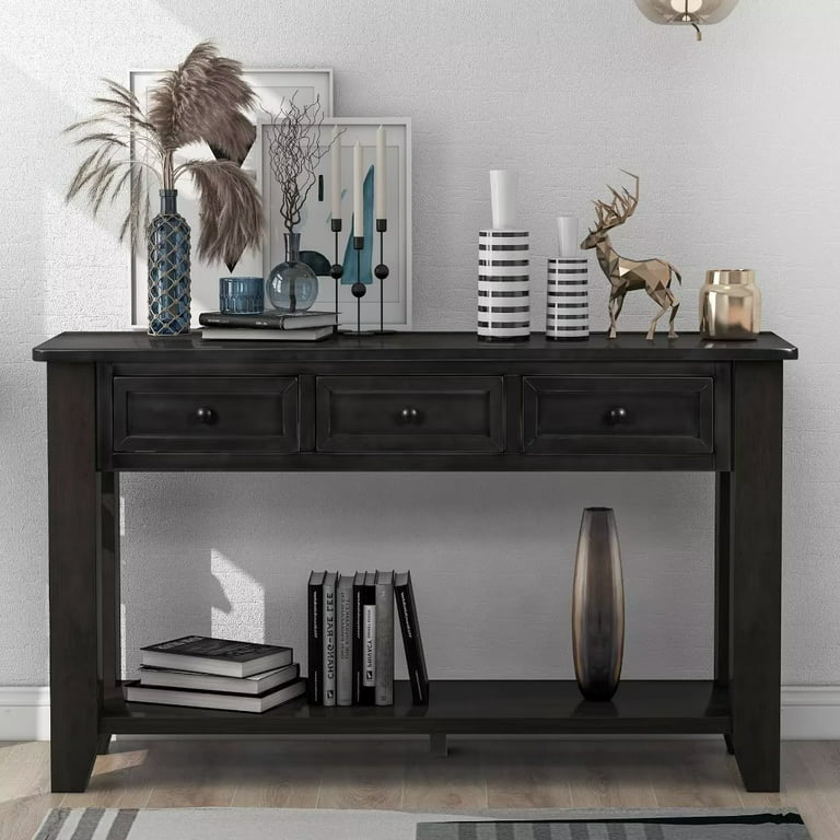 55 Modern Console Table With 3 Storage