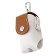 thumbnail image 1 of Mini bolsa para pelotas para golf, estuche de almacenamiento, soporte para tees, bolsa para la cinturo, bolsillo pequeño duradero, contenedor portátil , color Marrón DYNWAVEMX Estuche para pelotas de golf, 1 of 8