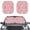 Pink Cherry Blossom Hummingbird, variant on Uorisanigo Cow Print Sunflower Car Sun Shade 2 Piece Heat-Resistant Front Window Sun Shade Heat Shield Reflector Cover Blocks Sun Fits Van Sedans SUV Truck Car Accessiores