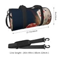 thumbnail image 4 of Japuie Casino Poker Chips Print Travel Duffle Bag,Gym Bag,Weekender Bag,Compartment Overnight Bag for Men Women,Carry On Weekender Bag for Airplane,Hospital Bags for Labor and Delivery, 4 of 6