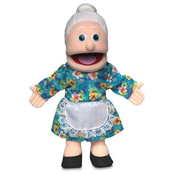 14" Granny, Peach Grandmother, Hand Puppet