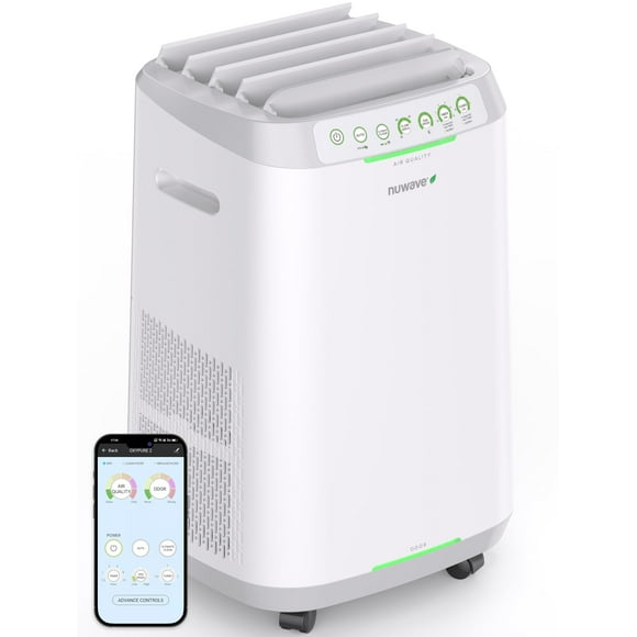 Purificador de aire Nuwave OxyPure ZERO Smart 186 m² con filtración de 4 etapas