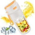 thumbnail image 1 of 1PC Juicer Portable Personal For Shakes And Updated 10 500ml Large Capacity Smoothie And USB Rechargeable With For Travel Orange, 1 of 8