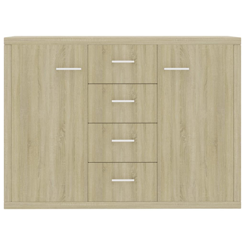 Lowestbest Buffet Sideboard, Bathroom Cabinet Storage Cabinet with Two Doors and Four Draws, Wood Color Lowestbest Buffet Sideboard, Bathroom Cabinet Storage Cabinet with Two Doors and Four Draws, Wood Color
