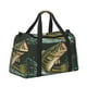 thumbnail image 2 of Easygdp Largemouth Bass jumps out of water Bolsa de Gimnasio, Bolsa de Viaje Duffel, Bolsa de Fin de Semana con Compartimentos, Bolsa de Mano para Noche, 2 of 7