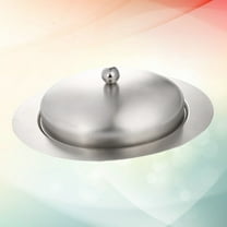 GOOHOCHY Dessert Tray with Cover Stainless Steel for Serving 1Set