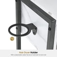 thumbnail image 6 of BarberPub Utility Cart with Storage Drawer and Shelf, Salon trolley with Tool Holder, 6 of 9