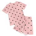 thumbnail image 6 of UAYOTSE 1T 2T 3T 4T 5T Toddler Girl Summer Clothes Set Short Sleeve T-shirt Tops Floral Bottom Pants Little Kids Outfits 2Pcs,Sizes 3-4 Years, 6 of 6