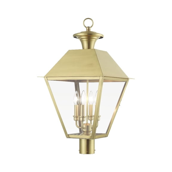 Livex Lighting - Wentworth - 4 Light Extra Large Outdoor Post Top Lantern In