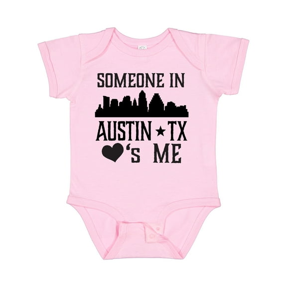 Inktastic Austin Texas Someone Loves Me Skyline Boys or Girls Baby Bodysuit