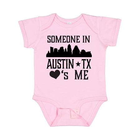 

Inktastic Austin Texas Someone Loves Me Skyline Gift Baby Boy or Baby Girl Bodysuit