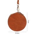 thumbnail image 5 of Coin Purse Super Soft Wear Resistant Cowhide Small Round Wallet Headset Bag for Home-YNP, 5 of 5