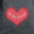 thumbnail image 3 of CafePress - Be The Change T Shirt - Women's Traditional Fit Dark T-Shirt, 3 of 4