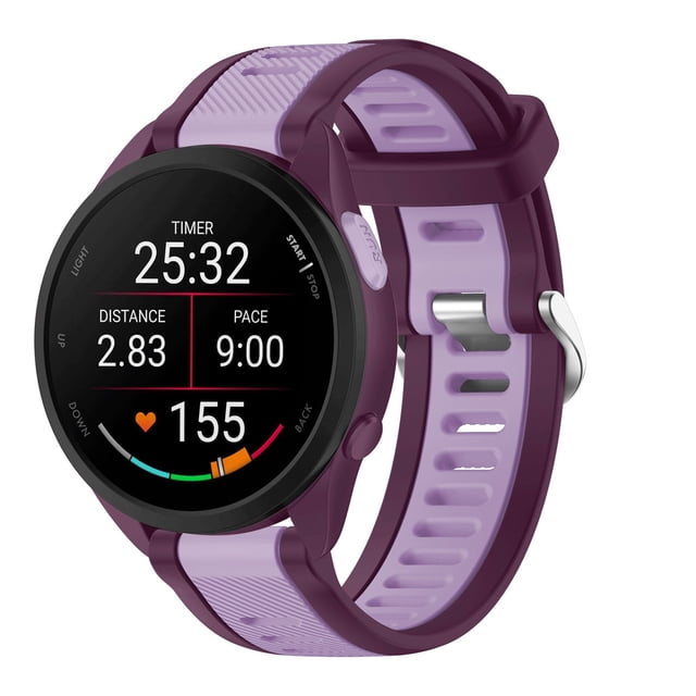 Pulsera de silicona deportiva de color sólido a prueba de sudor con ajuste cómodo y amplia compatibilidad compatible con Smartwatch