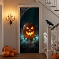 thumbnail image 4 of Cififendec Halloween Themed Door Cover Tapestry, Spooky Scene Backdrop for Home Entrance and Prop Shoot Decor, 70.86"×35.43", 4 of 6