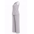 thumbnail image 3 of Set Pijama George para Mujer, sin Manga Gris Talla Ch 2 piezas, 3 of 4