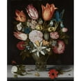 thumbnail image 3 of Ambrosius Bosschaert the Elder 15x17 Black Modern Framed Museum Art Print Titled - Flowers in a Glass (1606), 3 of 5