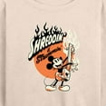 thumbnail image 3 of Mickey & Friends - Shreddin And Strummin - Women's Lightweight French Terry Long Sleeve Shirt, 3 of 5
