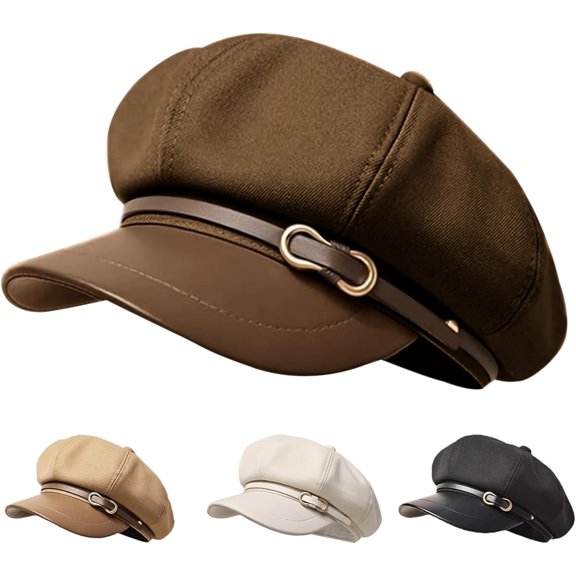 Women's Octagonal Hat Beret Women Trendy Cute Dress Hats Fall Ladies Coraline Hat Fashion 1Pcs