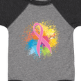 thumbnail image 4 of Inktastic Breast Cancer Awareness Ribbon Art Girls Baby Bodysuit, 4 of 5