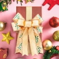 thumbnail image 3 of Large Christmas Bow for Tree and Wreath, Festive Polyester Gift Box Decor, Indoor Outdoor Xmas Holiday Decoration for Home, Party, Mantle, 3 of 7