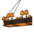 thumbnail image 3 of Meyda Tiffany 51057 Carpathian 28 Light 82" Wide Linear Chandelier - Dark Roast, 3 of 7