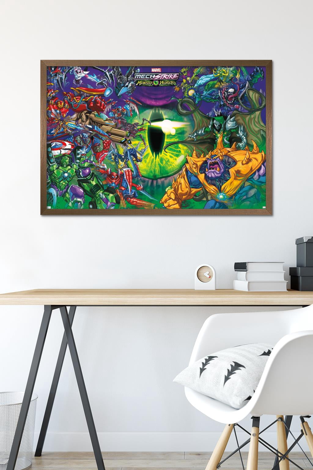 Marvel Avengers: Mechstrike Monster Hunters - Battle Wall Poster, 22.375" x 34" Framed