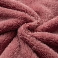 thumbnail image 4 of Cekizud Bathrobe for Women Thick Fleece Water Absorbent Wrap Belt Long Sleeve Robe, 4 of 9
