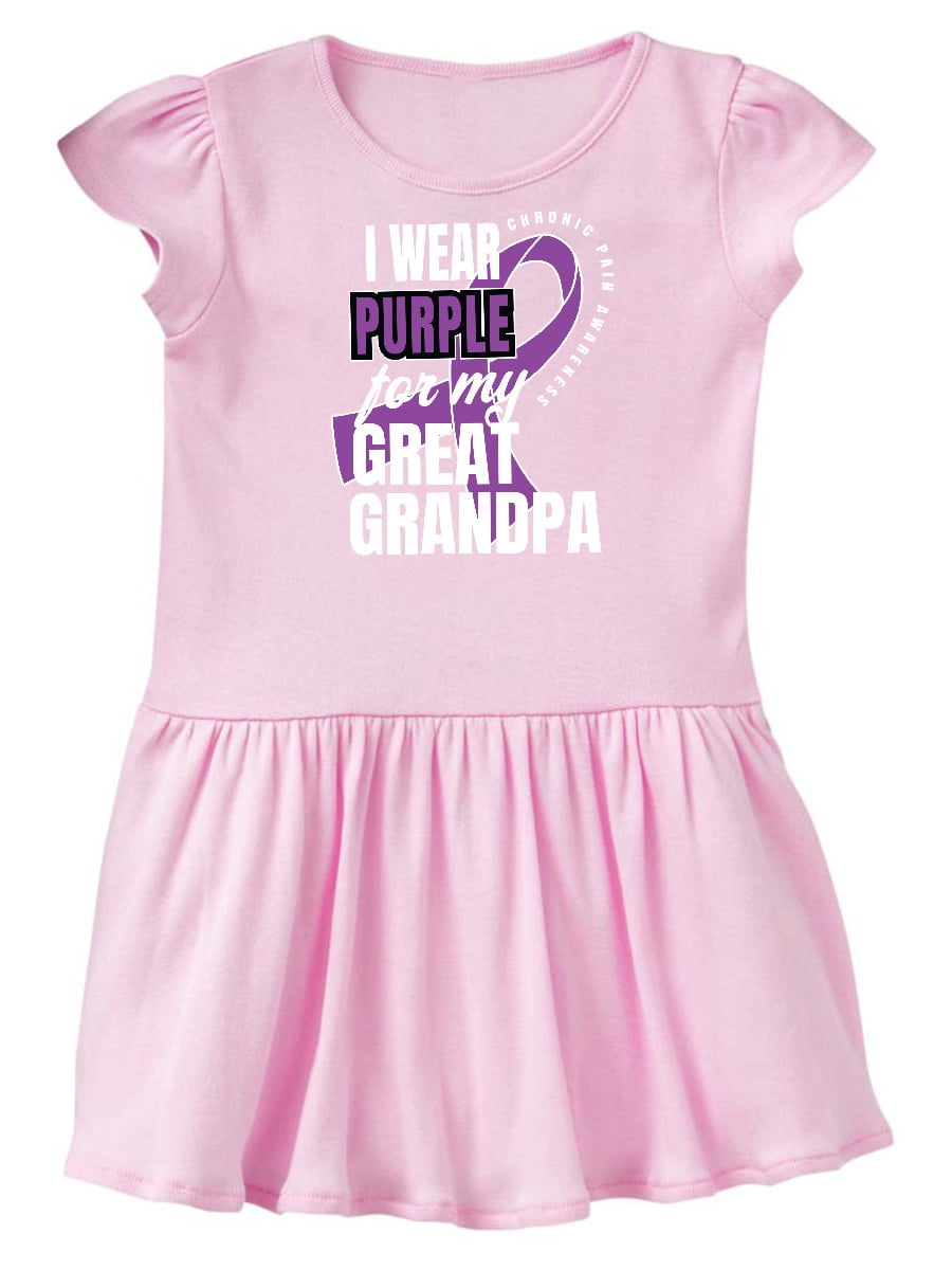 purple infant dress