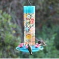 thumbnail image 3 of Nature's Way Bird Products DGHF2 Charming Peony Decorative Glass Hummingbird Feeder, 3 of 8