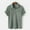 Green, variant on Mens Knit Polo Shirt with Short Sleeve Knit Shirt Plaid Texture Knitted Pocket Size 3XL Light Blue