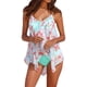 thumbnail image 1 of Gibobby Conjunto de Bikini Trajes de baño de 3 piezas para mujer con parte inferior de bikini de talla grande con capas de malla(Rosa,CH), 1 of 5
