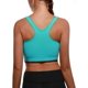 thumbnail image 3 of Sujetador deportivo con cremallera frontal para mujer, sujetador posoperatorio sin aros, sujetador deportivo activo para yoga, morado, verde, gris, azul, resistente a las manchas, 3 of 4