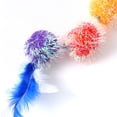 thumbnail image 4 of <p>Cat Wand, Bright Color Soft Cat Teaser Stick  For Pets Playing</p>, 4 of 7