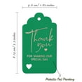thumbnail image 5 of Inkdotpot Pack Of 100 ThankYou For Sharing Our Special Day Bridal Shower-Baby Shower-Retirement-Wedding-Birthday Favor Paper Tags Craft Real Rose Gold Foil Hang Tags, 5 of 6