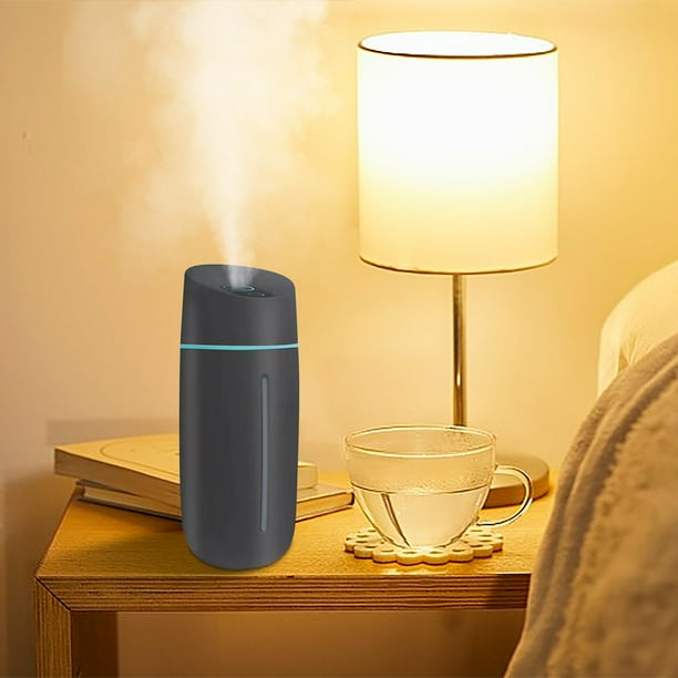 Humidificador montado en automóvil | Difusor de aromaterapia de alta capacidad de 250 ml alimentado por USB | Luces LED de colores | Niebla ultrasónica silenciosa | Tanque de agua grande | Uso de