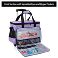 thumbnail image 3 of Bolsa de Manualidades Yarwo Rolling 2.0 con Carro Desmontable Morada, 3 of 7